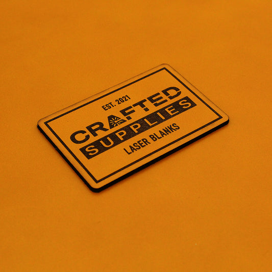 Top-Grain Leather Sheet Apricot W/ Grizzly Adhesive