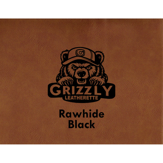 Laserable leatherette grizzly Rawhide color