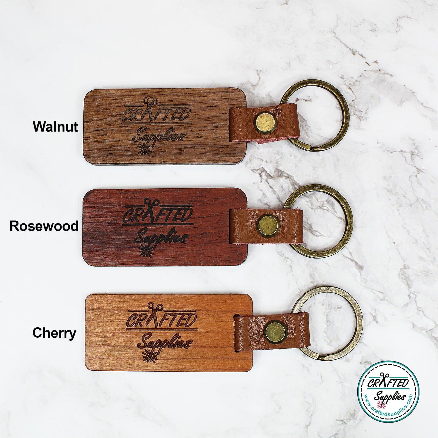 Wood Keychains