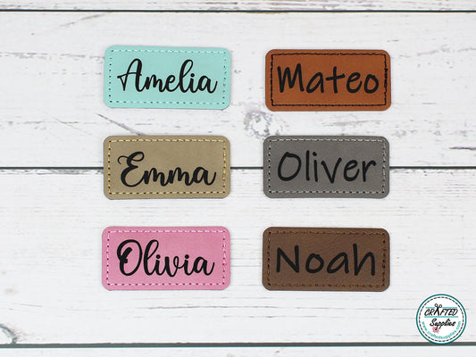 Leatherette Patch XS, Rectangle