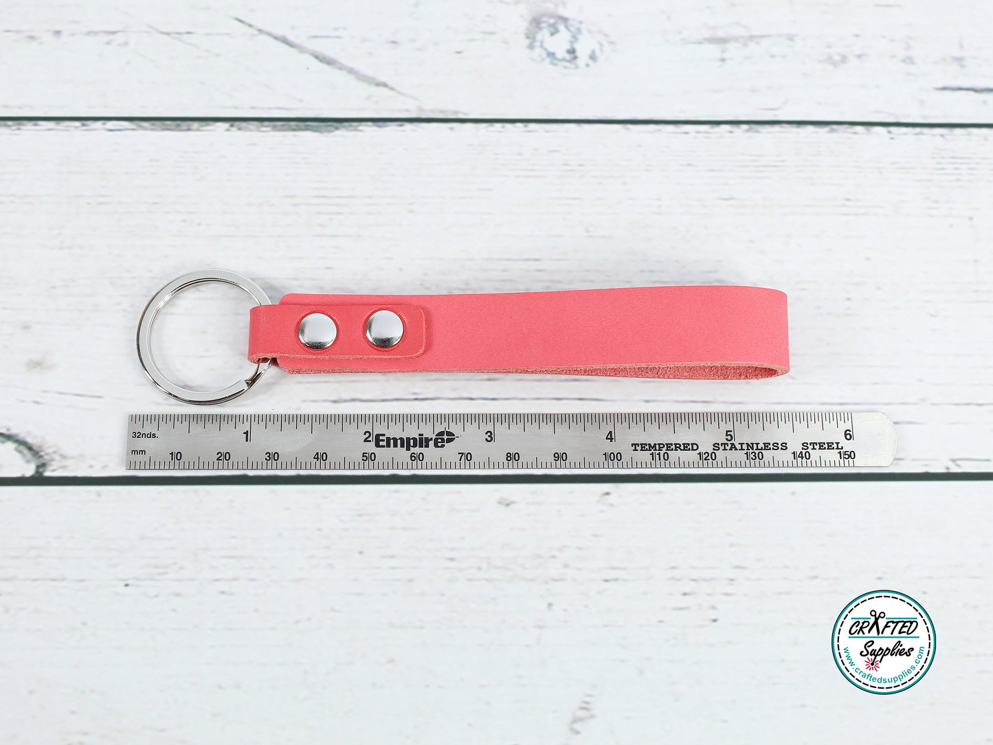 Leather Loop Keychain, Glowforge Laser Supplies