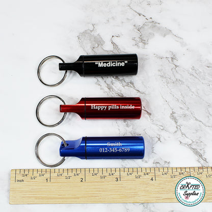 Pill Case Keychain 3 pack