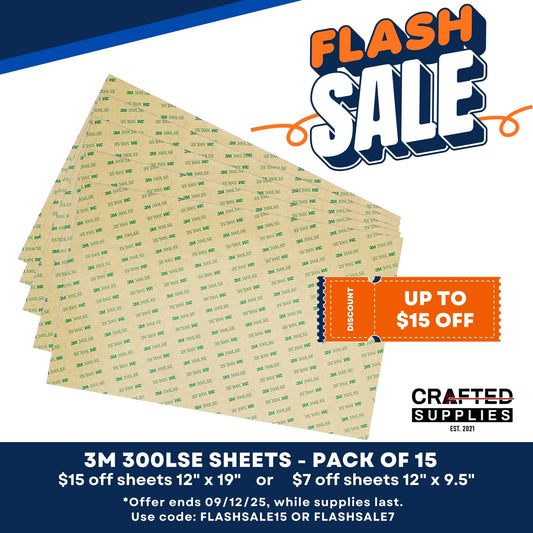 3M 300LSE Sheets Double Sided Tape, Flash Sale
