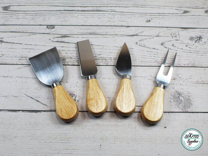 Wood Cheese Knife Set