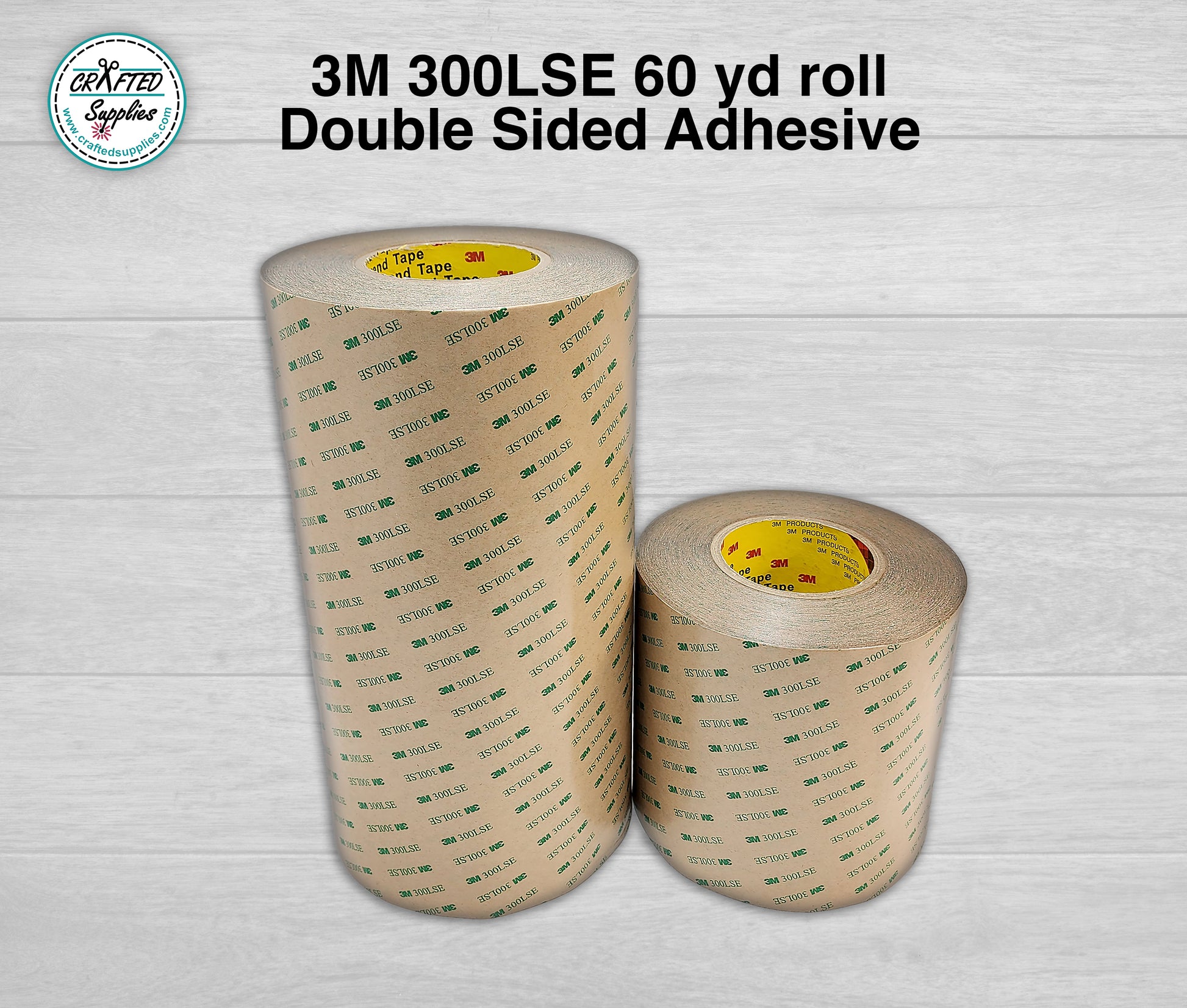 3M 300LSE Double Sided Tape, 12 x 60yd roll – CraftedSupplies