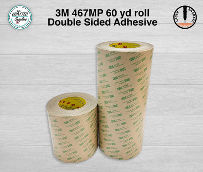 3M 467MP double sided adhesive roll, 60 yd