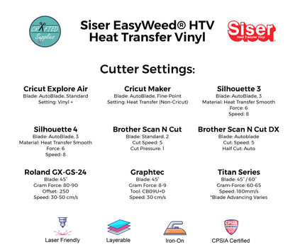 HTV Siser Easyweed, 12in x 15in – CraftedSupplies