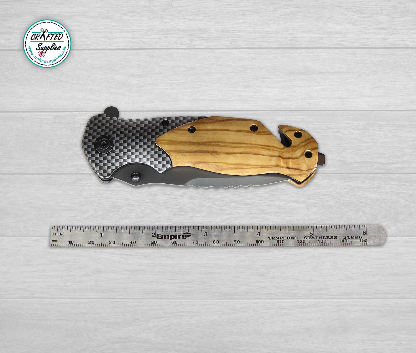 Olive Wood Pocket Knife for laser engraving
