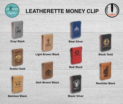 Leatherette Money Clip