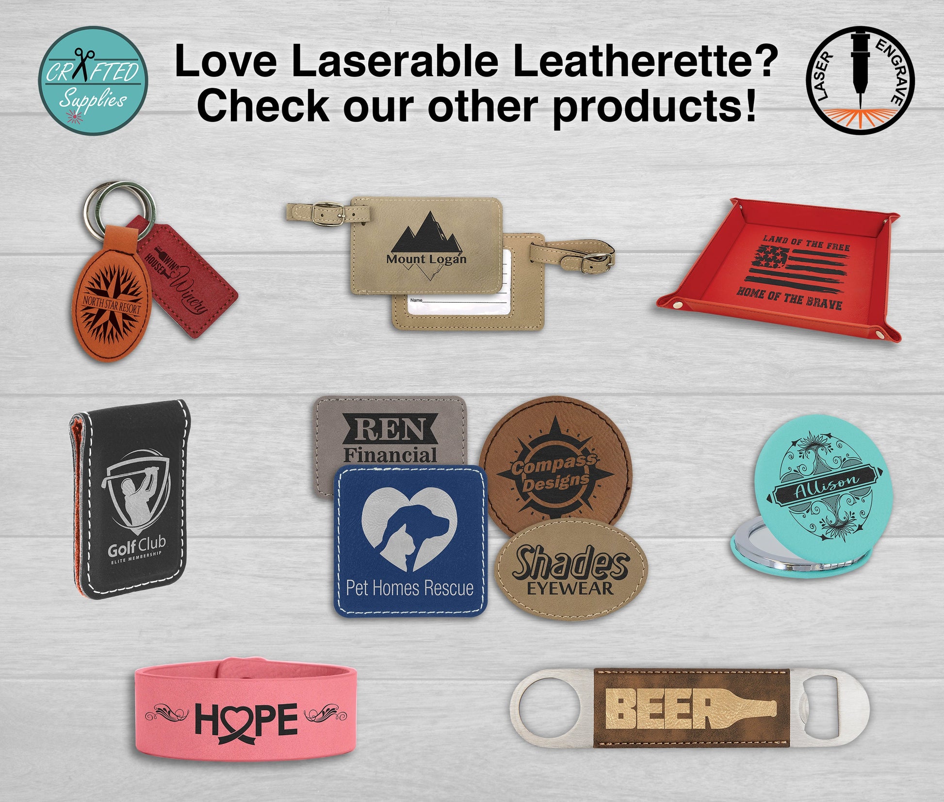 Laserable Leatherette , Sheet Stock, Laser Engraving Supplies, Faux  Leather, Glowforge, Laser Craft, 