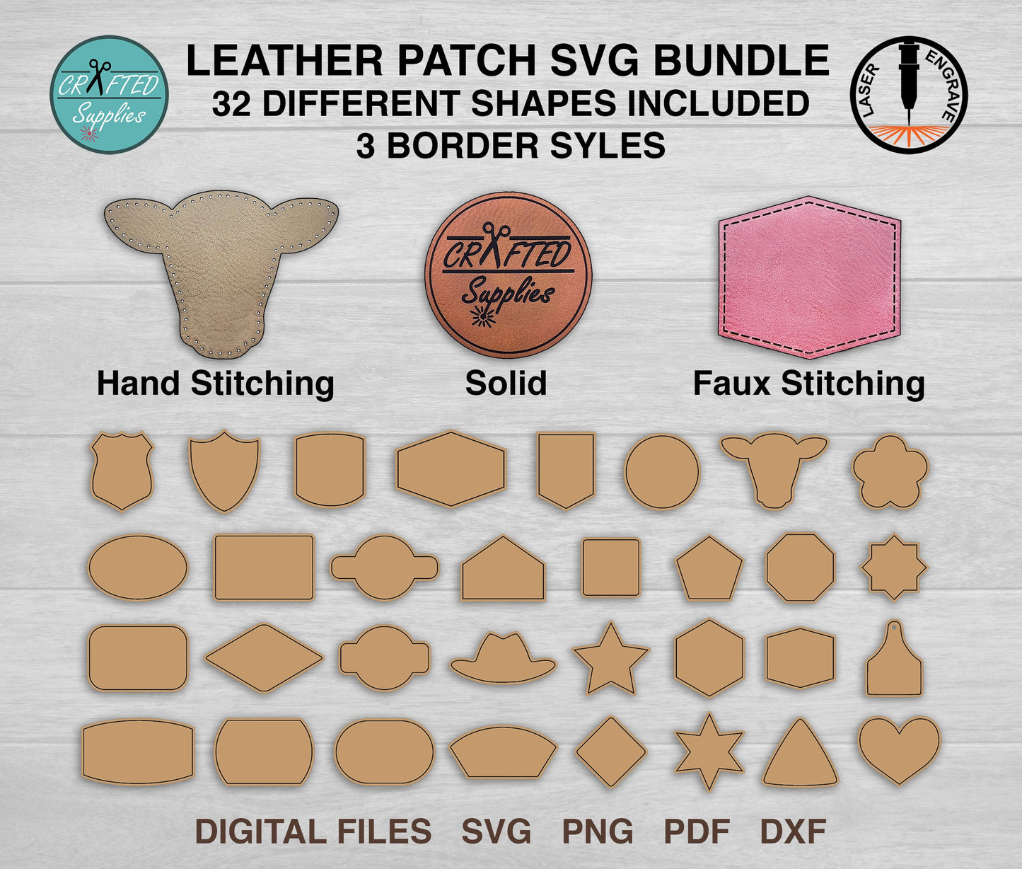 Patch SVG digital file for hat patch